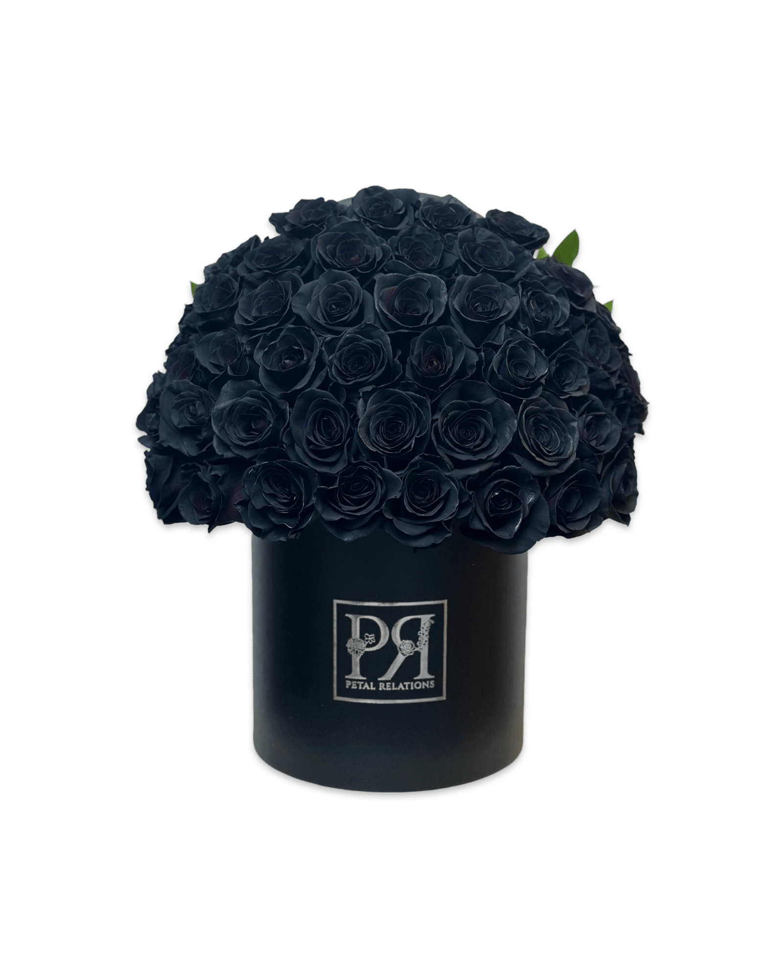 Black Simply Rose in a Box - Petal Relations