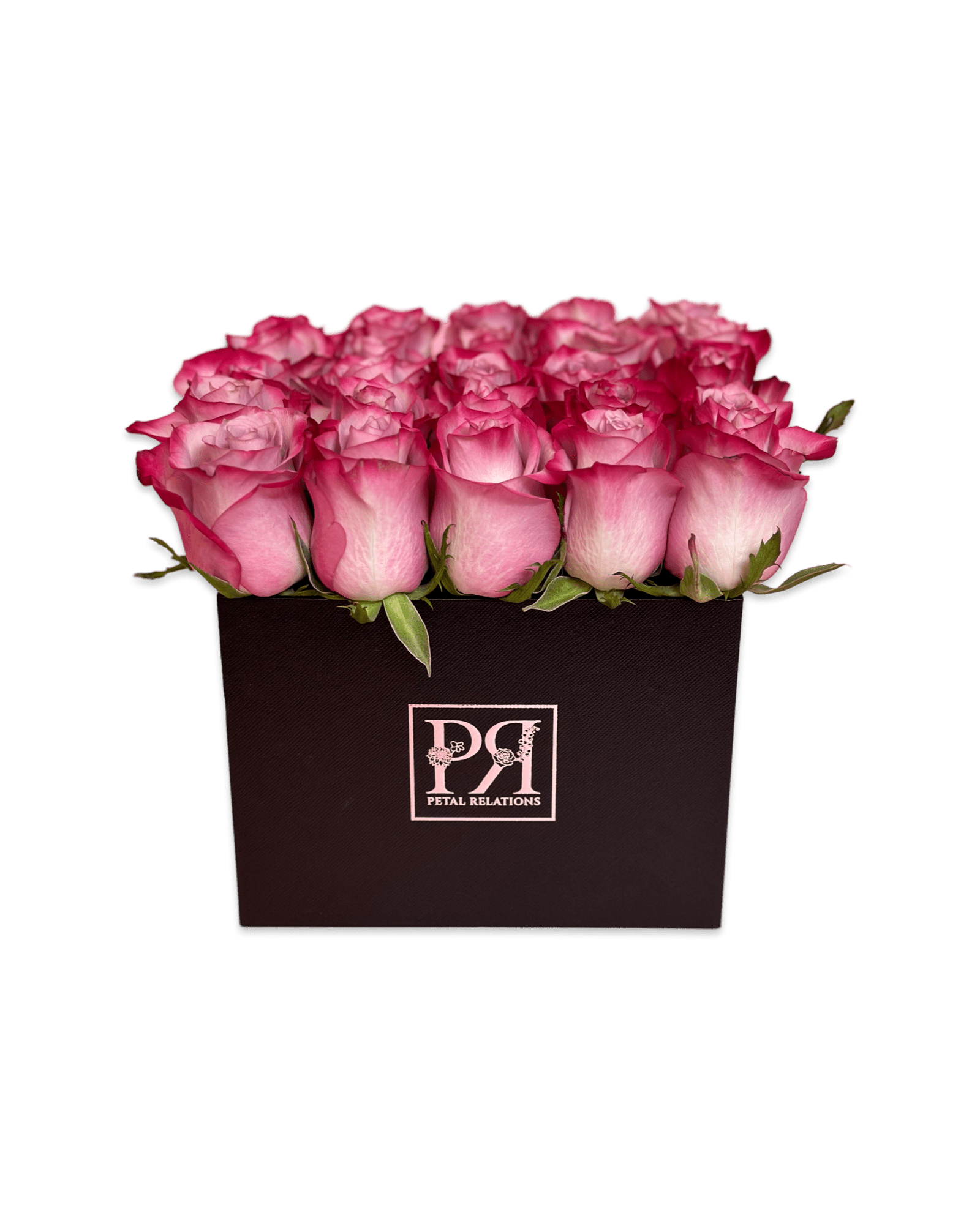 pink roses flowers Romance in a Box - Petal Relations