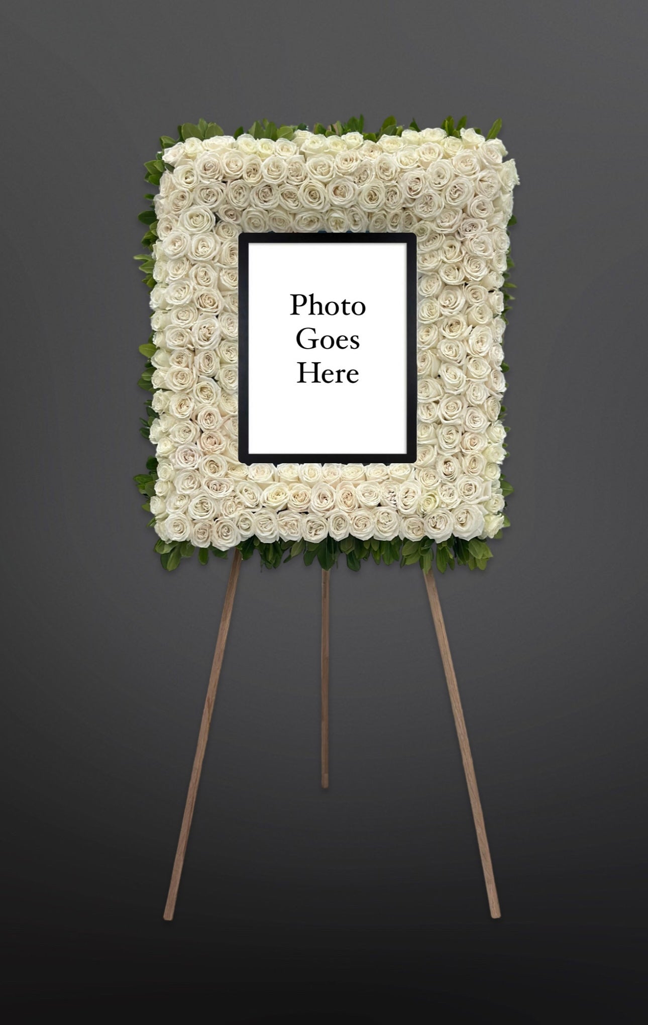 Roses Portrait Memorial Easel - Petal Relations