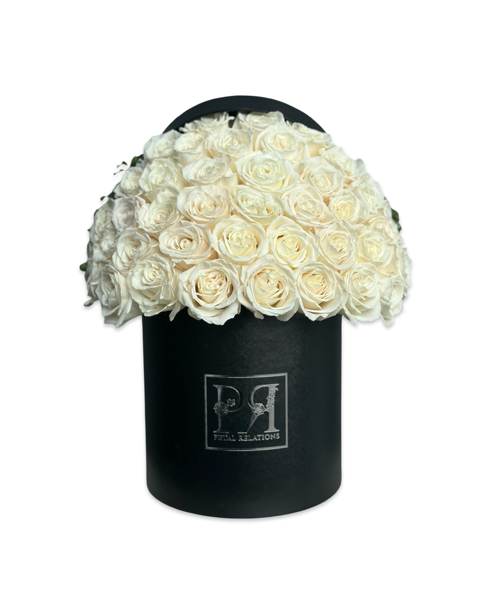 White Simply Rose in a Box