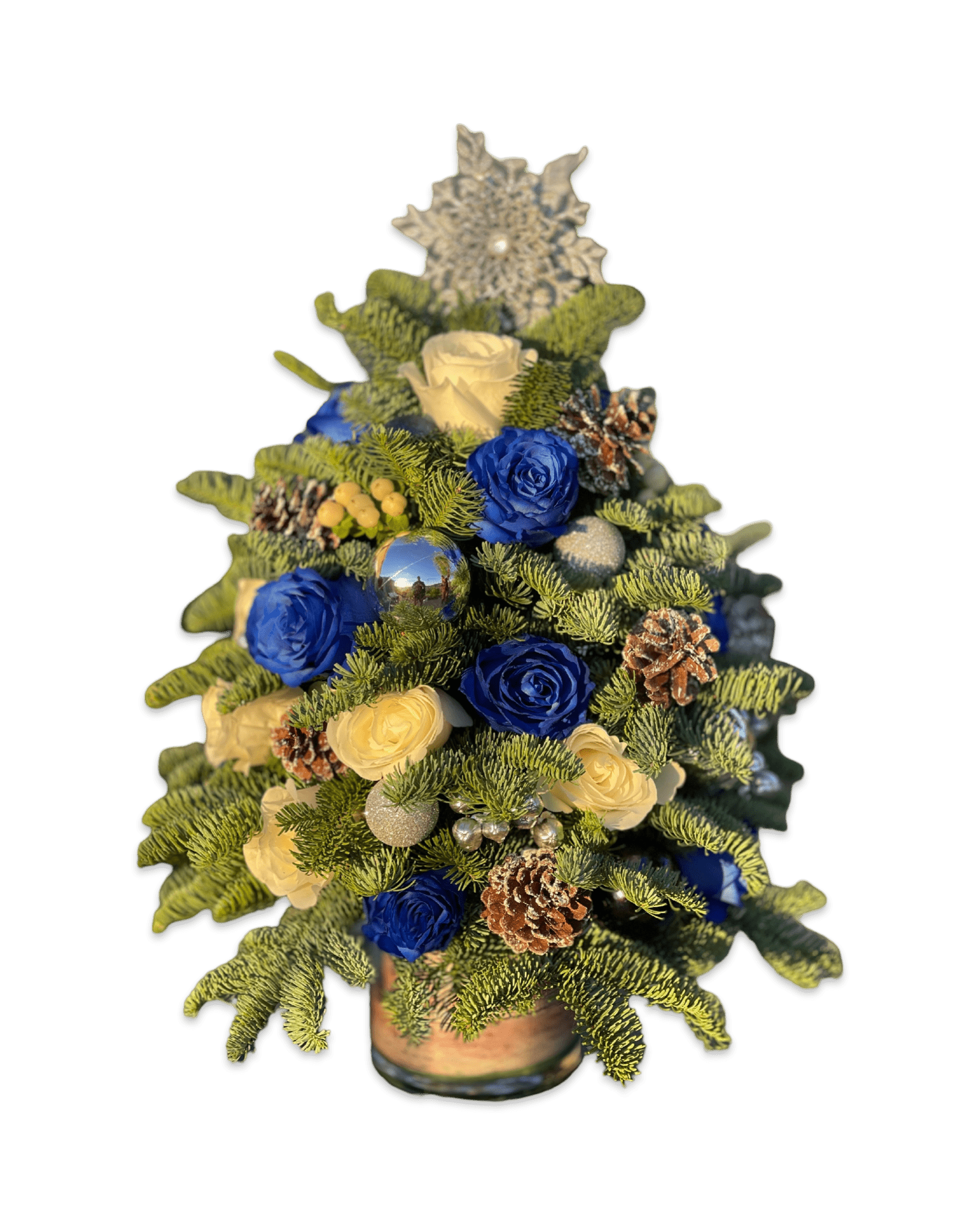 Blue Christmas Tree - Petal Relations