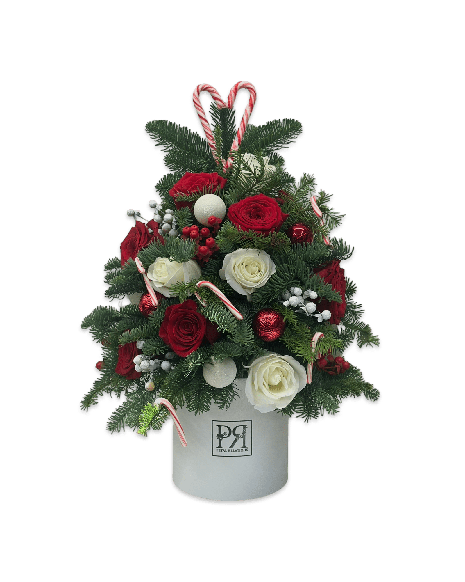 Candy Cane Christmas Tree - Petal Relations