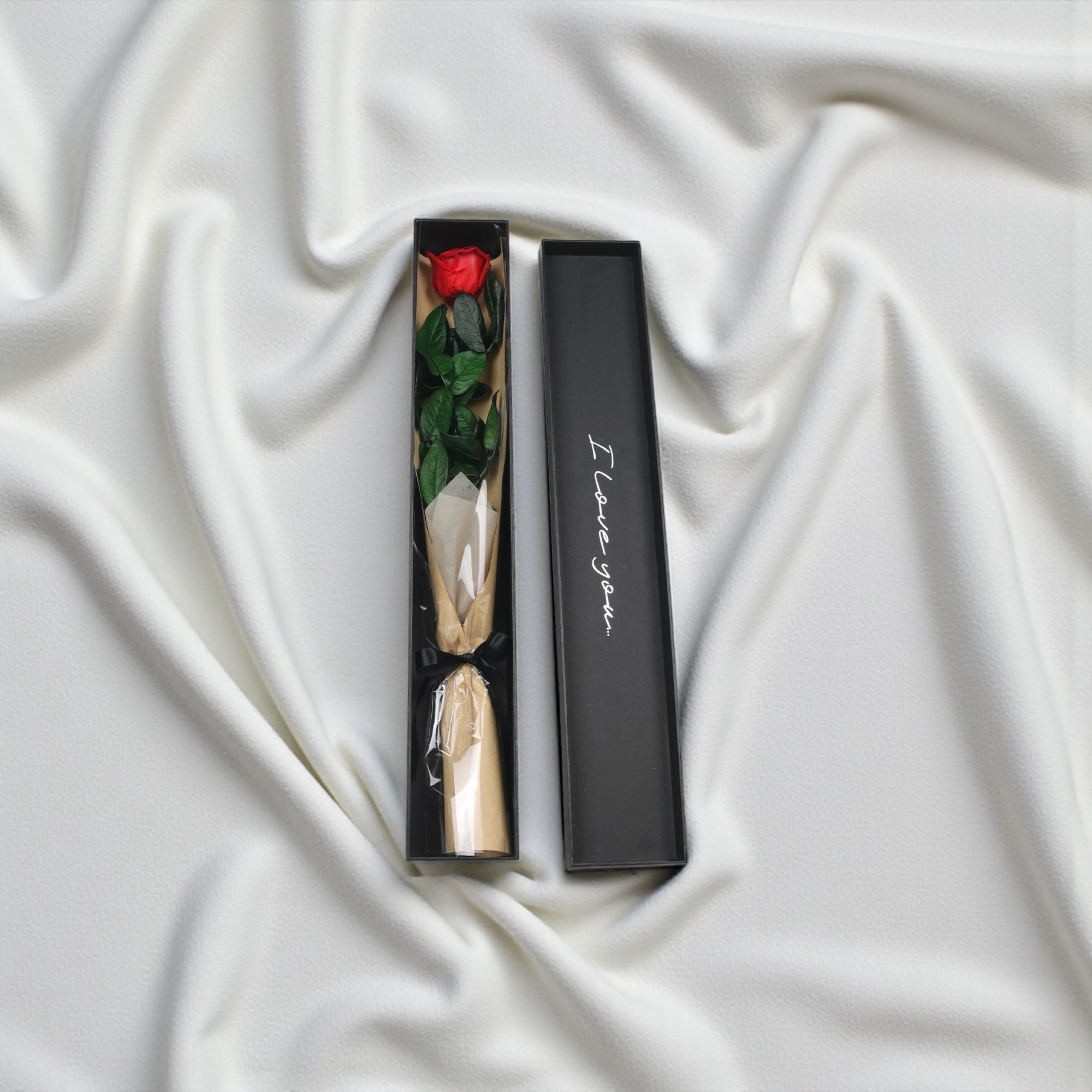 Long Stem Forever Red Rose