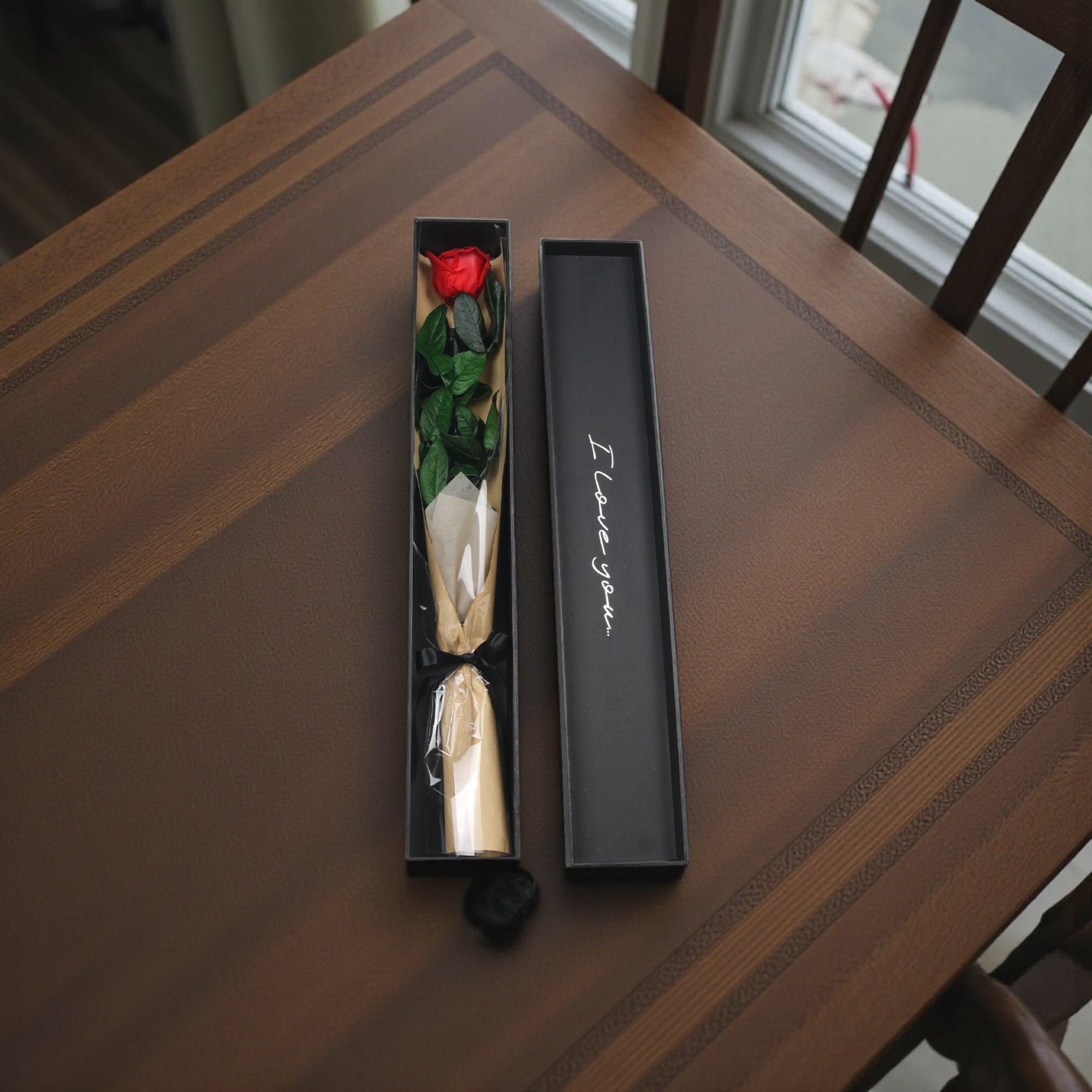 Long Stem Forever Red Rose