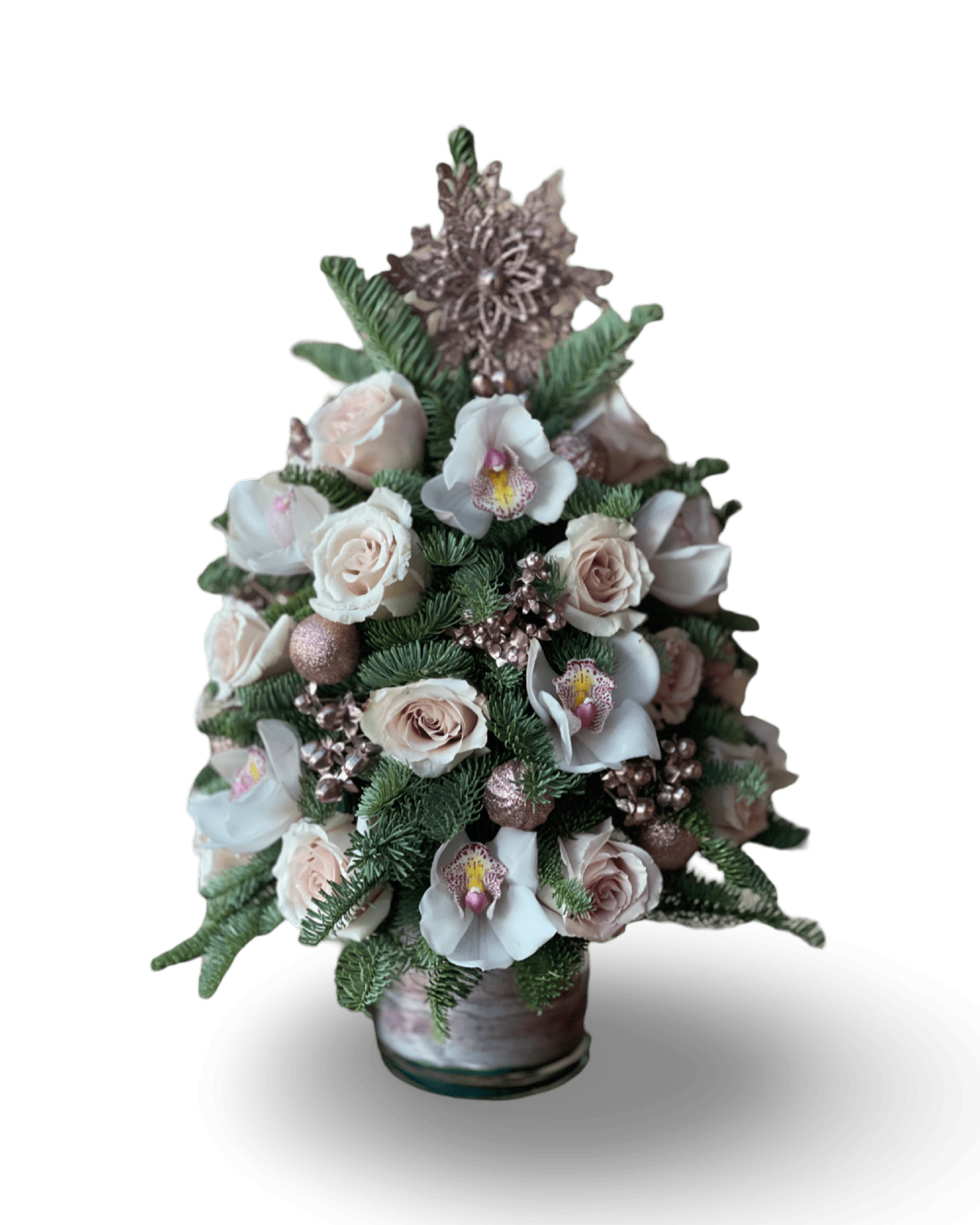 Orchid & Quicksand Christmas Tree - Petal Relations