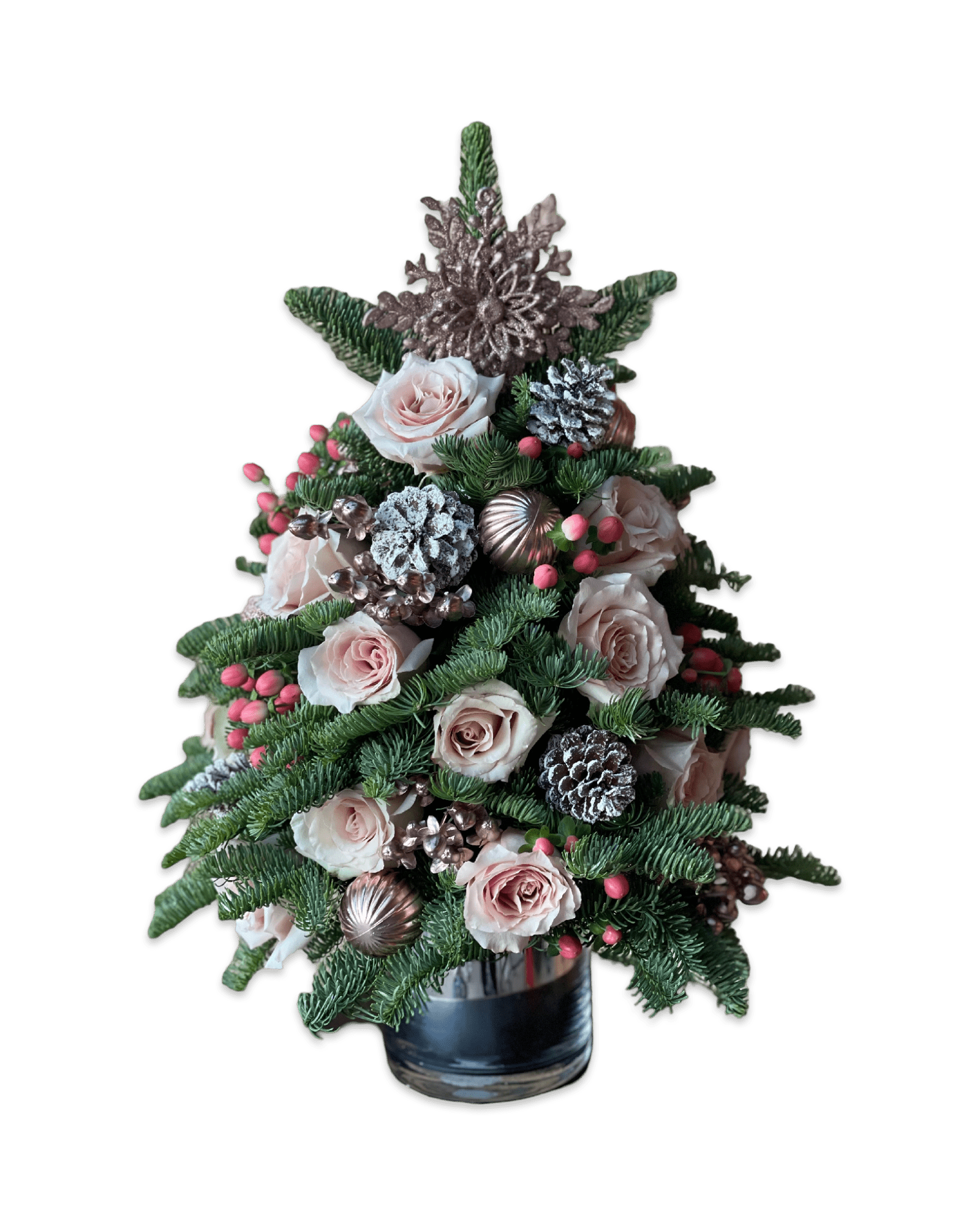 Pink Christmas Tree - Petal Relations