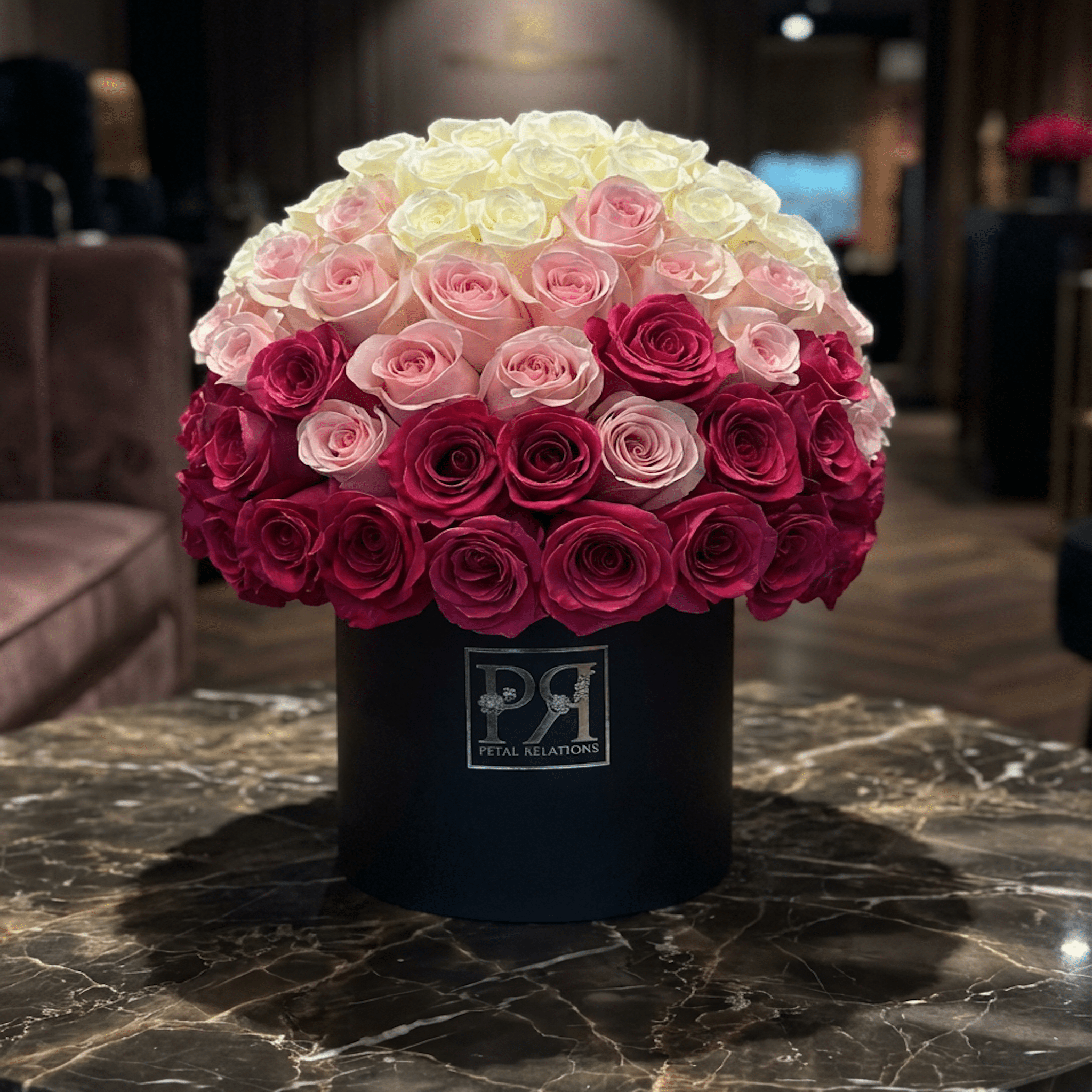 Pink Ombre in a Box - Petal Relations