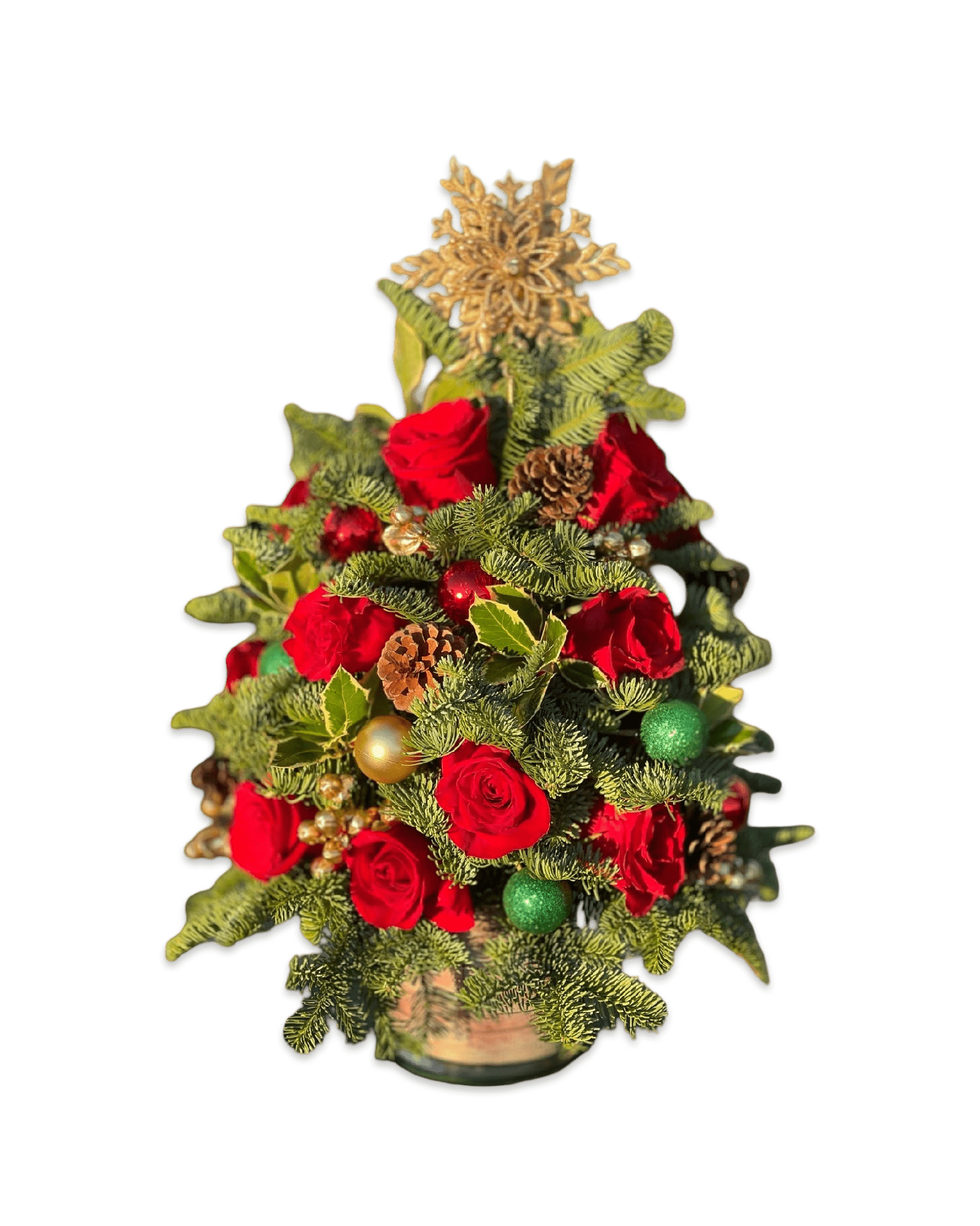 Red Christmas Tree - Petal Relations