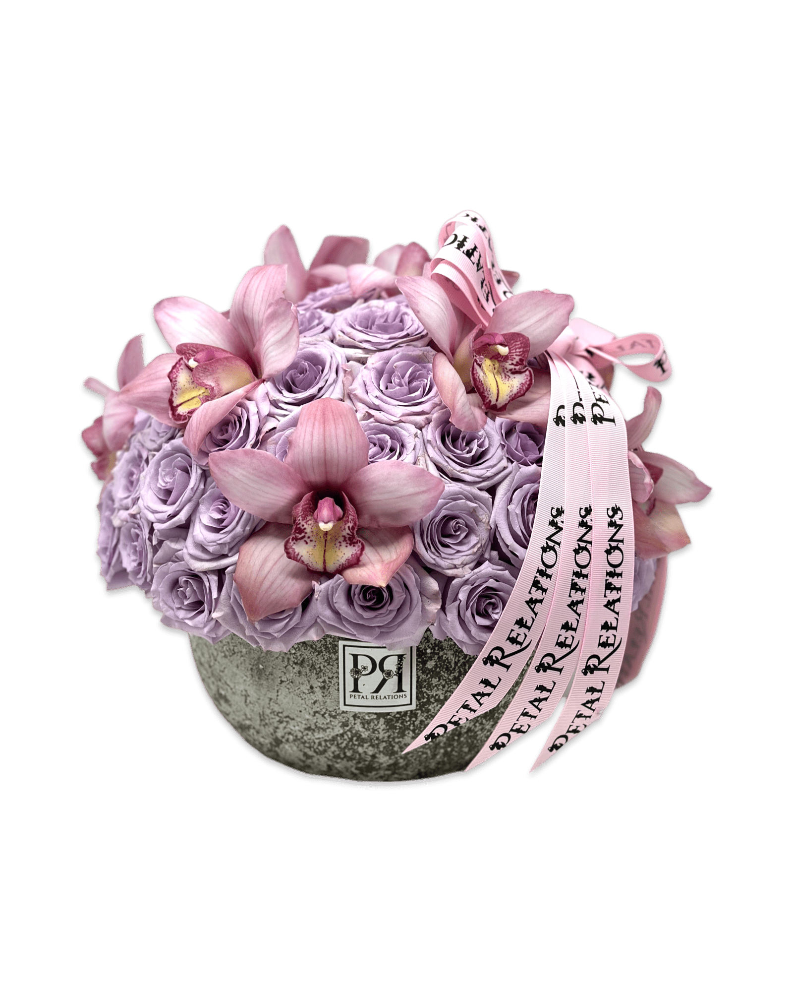 Simply Rose with Cymbidium Orchids - Petal Relations