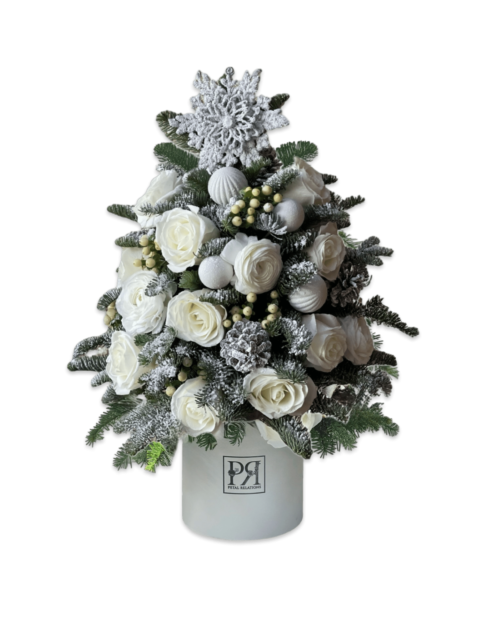 White Christmas Tree - Petal Relations